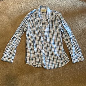 Barbour Blue/Navy Gingham Shirt Men’s XL